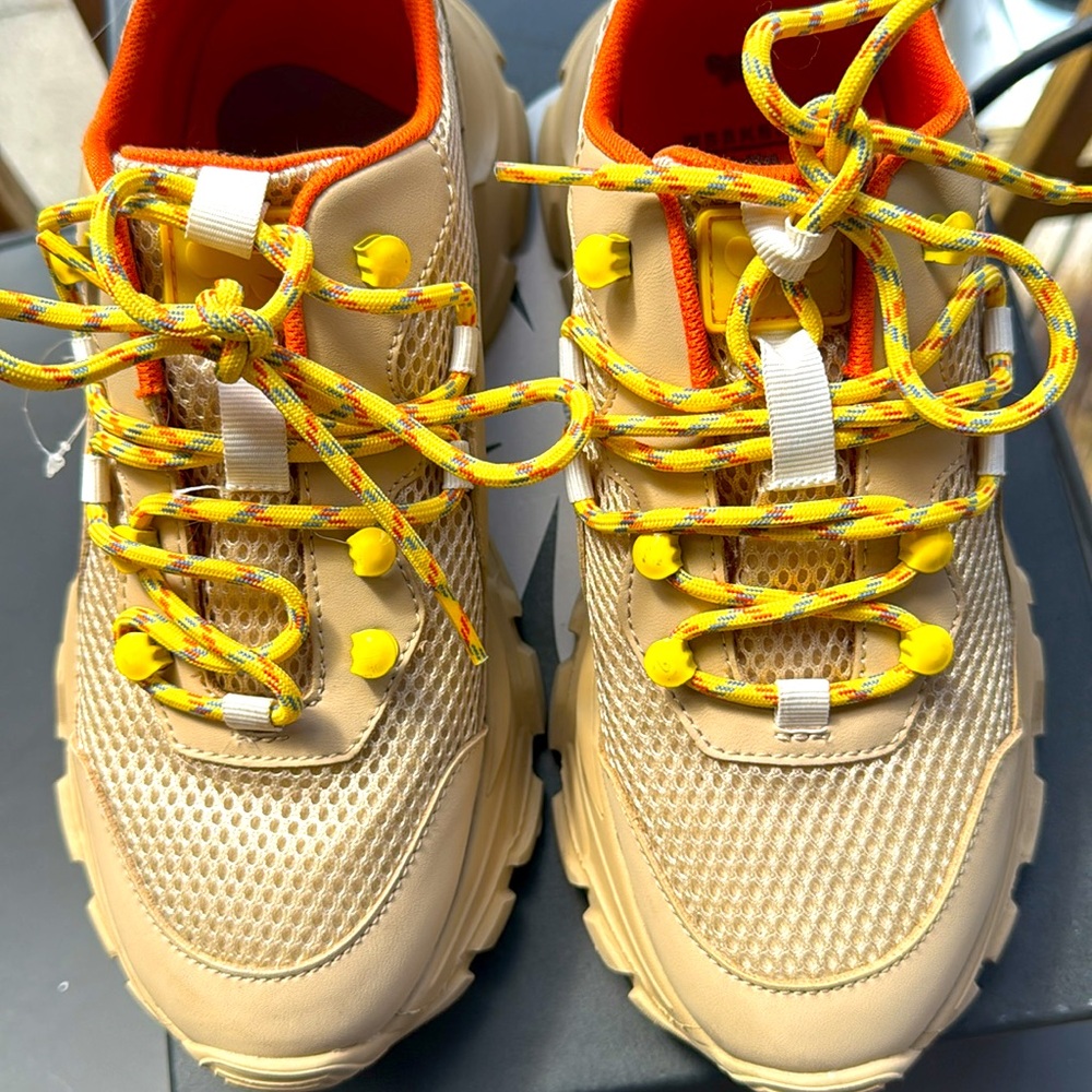 MaxMara woman’s Yellow and Orange Sneakers - Picture 4 of 11